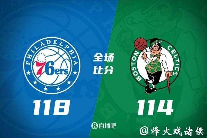 马克西33+12塔图姆32+15 76人险胜送绿军2连败 马克西33+12塔图姆32+15 76人险胜送绿军2连败